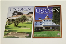 1990 - 1999 US Open Programs Grouping - Victories of Stewart, Els, Janzen Etc. 