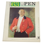 1963 US Open at The Country Club Program - Julius Boros Winner