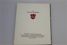 1975, 1976, 1977, 1978 & 1979 US Open Programs - Graham, Pate, Green, North & Irwin Wins