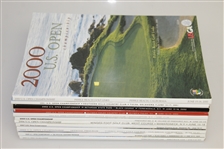 2000 - 2010 US Open Programs Grouping - Victories of Woods (3), Goosen, Furyk Etc. 
