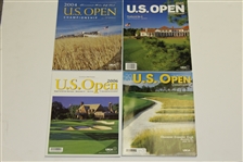 2000 - 2010 US Open Programs Grouping - Victories of Woods (3), Goosen, Furyk Etc. 