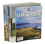 2010 - 2017 US Open Programs Grouping - Spieth, Mcilroy & Koepka 