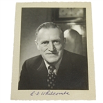 Charles C.A. Whitcombe Signed Matted Photo JSA ALOA
