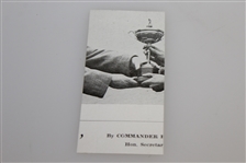 Alf Perry Signed Photo - 1935 Open Champion JSA ALOA