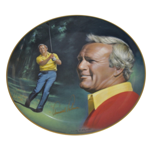 Arnold Palmer Athlete of the Decade Plate by Hackett in 1983 - 762/3000