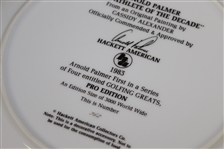 Arnold Palmer 'Athlete of the Decade' Plate by Hackett in 1983 - 762/3000