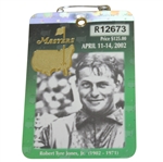 2002 Masters Series Badge #R12673 - Tigers 3rd Masters Win
