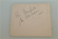 Max Faulkner Signed Album Page - 1951 Open Championship Winner JSA ALOA