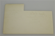 Jack White (1904 Open Champ), Aubrey Boomer, and Fred Robson Signed Page JSA ALOA