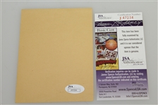 Bobby Locke Signed Album Page - 4-Time Open Championship Victor JSA #J47234