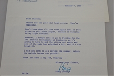 Bing Crosby Signed 1969 Letter to C. Penna w/ Envelope - Seminole Content JSA ALOA