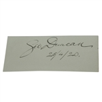 George Duncan (D-1964) Signature w/ 23/4/20 - Open Championship Victory Year JSA ALOA