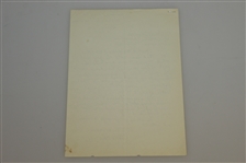 Jim Barnes Signed 12/10/52 Handwritten Letter - 1921 US Open Content - PSA/DNA Full #U07885