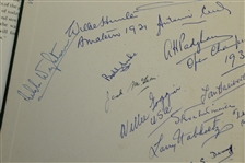 Signed 'A History of Golf Britain' 1st Ed. - Sarazen, Locke, Cotton, Darwin, Padgham etc. JSA ALOA