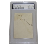 Denny Shute (D-1974) Signed Card - 3 Time Major Champion PSA DNA #83378091