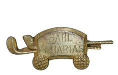 Babe Zaharias Golf Theme Pin w/ Clubs & Balls