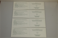 Nick Faldo Signed Used 1991 US Open Scorecards (4) - Phil Mickelson Marker JSA ALOA
