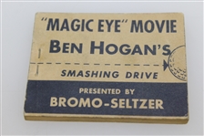 1950's Ben Hogan 'Here's Your Free Golf Lesson' Magic-Eye Movie Flip Book