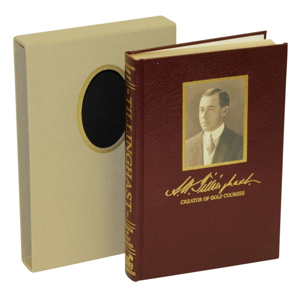 A.W. Tillinghast Creator of Golf Courses Special Edition Book 728/3000 Author Signed w/ Slipcase 
