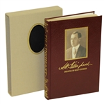 A.W. Tillinghast Creator of Golf Courses Special Edition Book 728/3000 Author Signed w/ Slipcase 