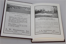 A.W. Tillinghast 'Creator of Golf Courses' Special Edition Book 728/3000 Author Signed w/ Slipcase 