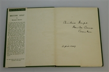 'British Golf' by Bernard Darwin 1st Ed. Book w/ Dust Jacket - Printed in London