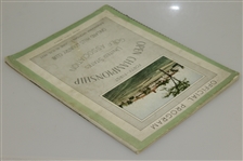 1937 US Open at Oakland Hills CC Official Program - Ralph Guldahl Winner