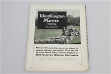 1937 US Open at Oakland Hills CC Official Program - Ralph Guldahl Winner