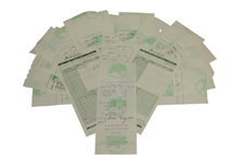 Twenty Ben Hogan Signed Shady Oaks Country Club Member Checks/Receipts JSA ALOA