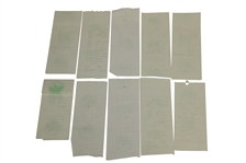 Twenty Ben Hogan Signed Shady Oaks Country Club Member Checks/Receipts JSA ALOA