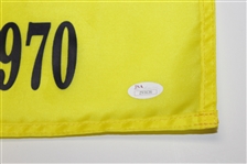 Jack Nicklaus Signed 1970 Open Championship Flag at St Andrews w/ '1966-70-78' Inscription JSA Full Z93636