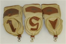 Augusta National Golf Club Members 1 Wood, Unmarked & 5 Wood Head Covers - Vintage