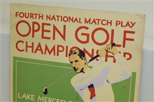 1920s Fourth National Match Play Open Golf Championship in San Fran Broadside - Vibrant Graphics 