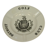 Vintage Detroit Golf Club Ashtray - Site of Palmers US Amateur Win - Royal China