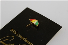 Arnold Palmer Umbrella Logo Pin on Original Backing