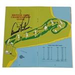 Arnold Palmer Signed 1995 Open Championship at St Andrews Guide - Last Open JSA FULL #AA10873
