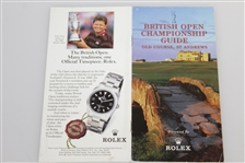 Arnold Palmer Signed 1995 Open Championship at St Andrews Guide - Last Open JSA FULL #AA10873