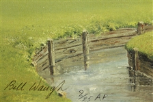 The St Andrews Swilken Bridge Artist Proof Painting by Artist Bill Waugh #2/25