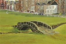 The St Andrews Swilken Bridge Artist Proof Painting by Artist Bill Waugh #2/25