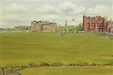 The St Andrews Swilken Bridge Artist Proof Painting by Artist Bill Waugh #2/25
