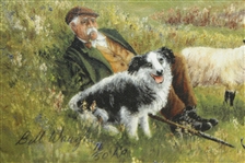 Royal North Devon Golf Club Artist Proof Painting by Artist Bill Waugh #11/50