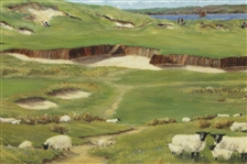 Royal North Devon Golf Club Artist Proof Painting by Artist Bill Waugh #11/50