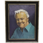 Arnold Palmer Portrait Painting by Bill Waugh - Artist Proof #15/25 w/ Frame