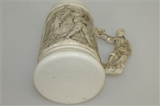Bill Waugh Handcrafted Old-Time Golf Theme Stein - Porcelain