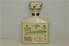 St Andrews The Old Course Porcelain Artist Proof Decanter by Bill Waugh - The Clubhouse Collections