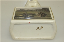 St Andrews The Old Course Porcelain Artist Proof Decanter by Bill Waugh - The Clubhouse Collections