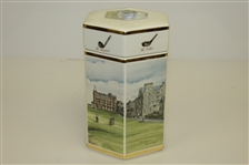St Andrews Golf Theme Collector Series Decanter by Artist Bill Waugh - Crown Duchy of England