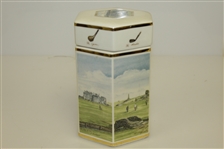 St Andrews Golf Theme Collector Series Decanter by Artist Bill Waugh - Crown Duchy of England