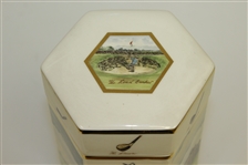 St Andrews Golf Theme Collector Series Decanter by Artist Bill Waugh - Crown Duchy of England