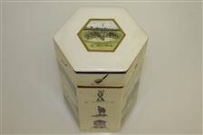 St Andrews Golf Theme Collector Series Decanter by Artist Bill Waugh - Crown Duchy of England